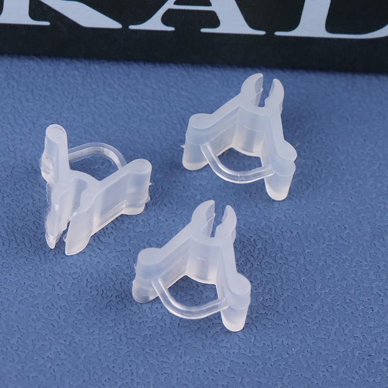 100Pcs Plants Graft Clips Plastic Garden Tools For Cucumber Eggplant Watermelon Round Mouth Flat Mouth Anti Fall Clamp