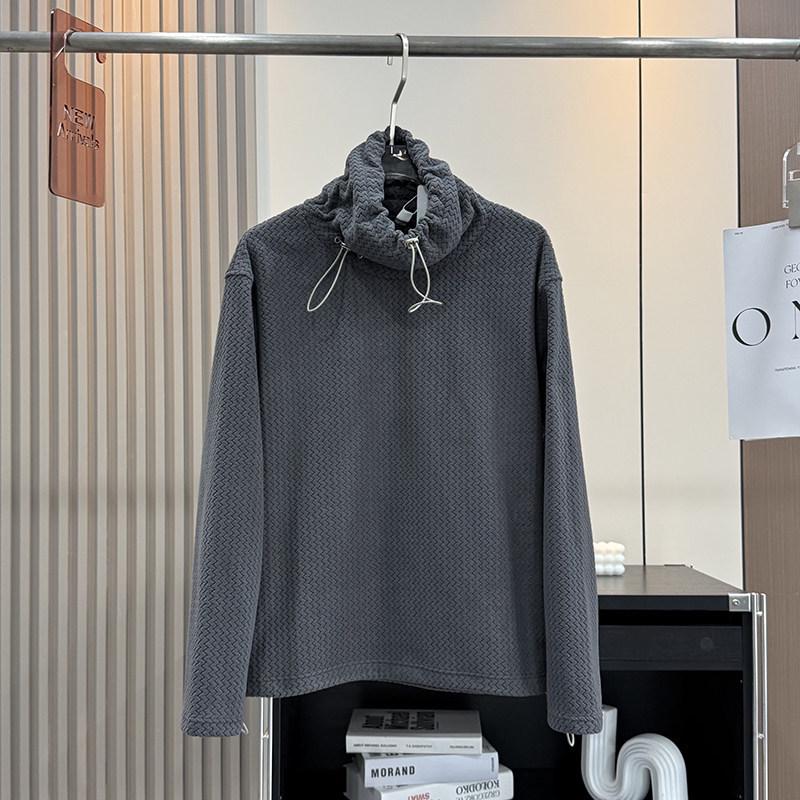 

Autumn/Winter Retro High Neck Fleece Pullover Sweatshirt for Women L (Recommended 120-135 jin)