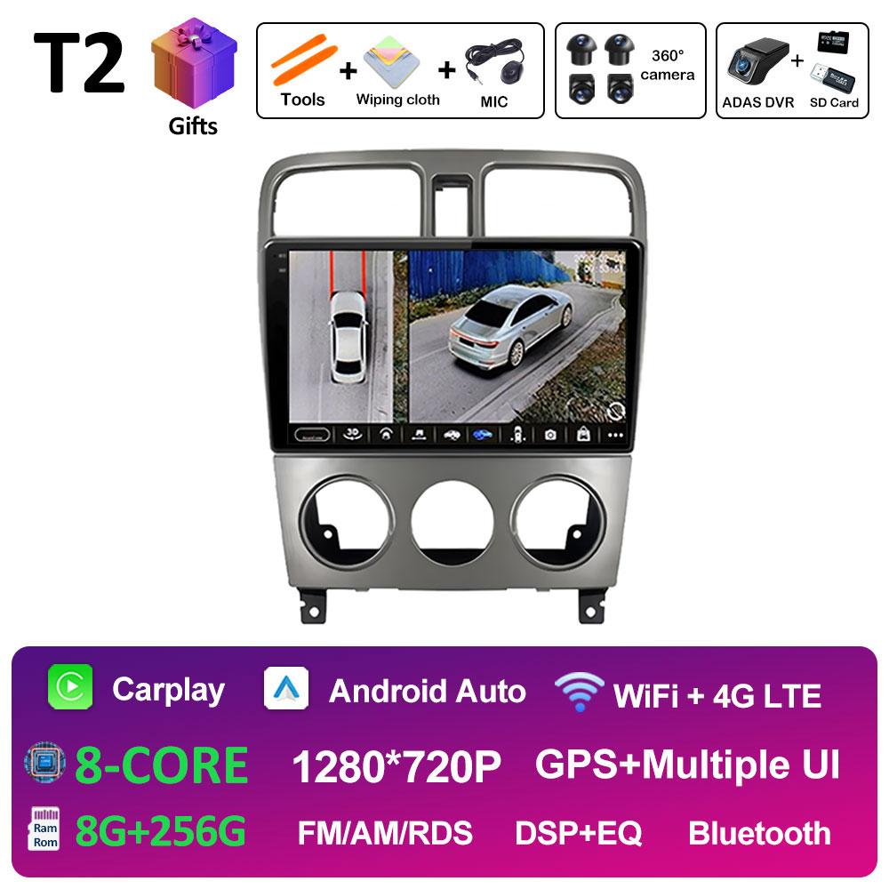 For Subaru Forester SG 2002 2001 2002 2003 - 2008 Wireless Carplay Android Auto Car Multimedia Video Player DSP Stereo Head Unit