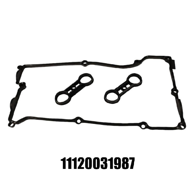 Perimeter Gasket and Inner Gasket Set for E46 E87 E90, 3 Piece Rubber Engine Valves Cover Kit for Maintenance, Cover Service, Routine Repair, and