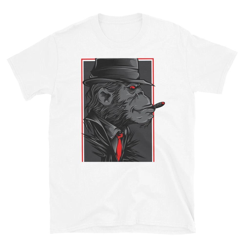 Mafia Monkey Gangster Anime Fantasy T-Shirt 3XL