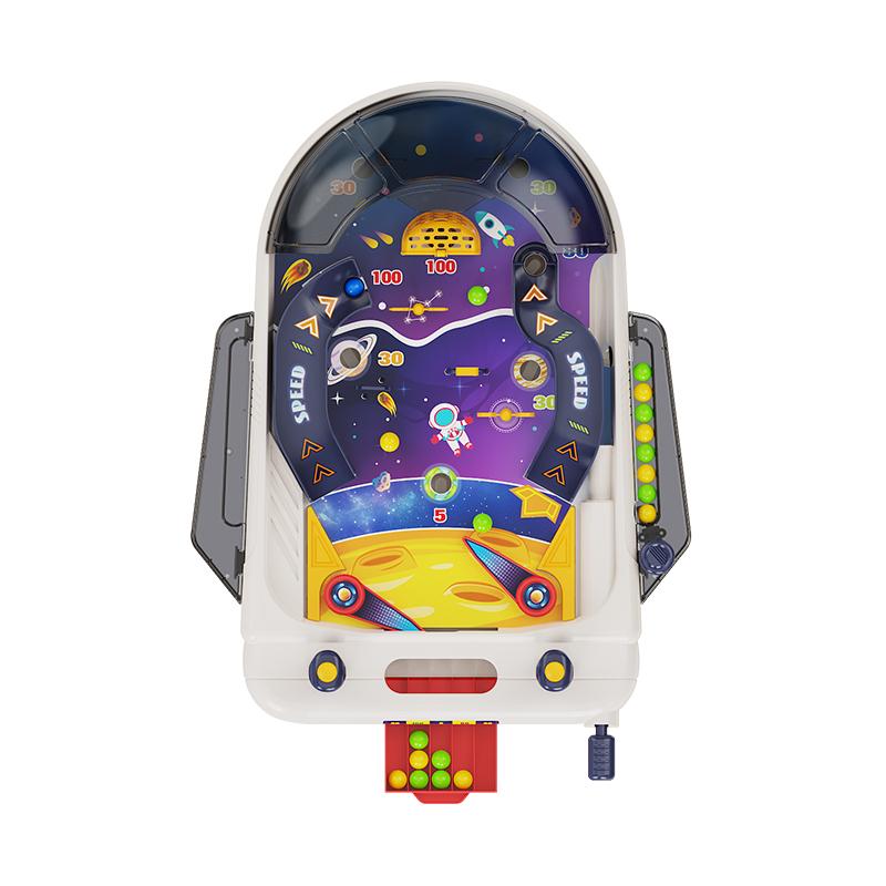 Space Pinball Table Board Game Desktop Interactive Toys Table for Family Party Kids Boys Sport Outdoor Portable Interactive Game