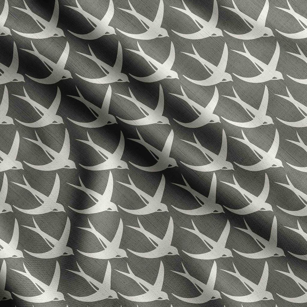 Soimoi Bird Print, Cotton Cambric, Quilting Fabric Sold by The Yard 42 Inch Wide, Medium Weight Cotton Fabric,