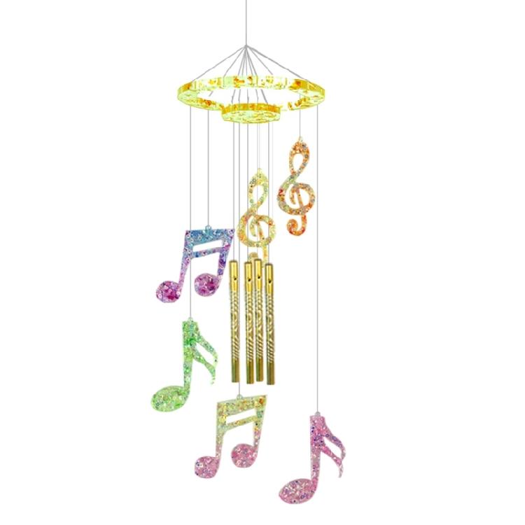 Musical Note Wind Chime Mould Epoxy Resin Mold Windchimes Hanging Pendants Mould