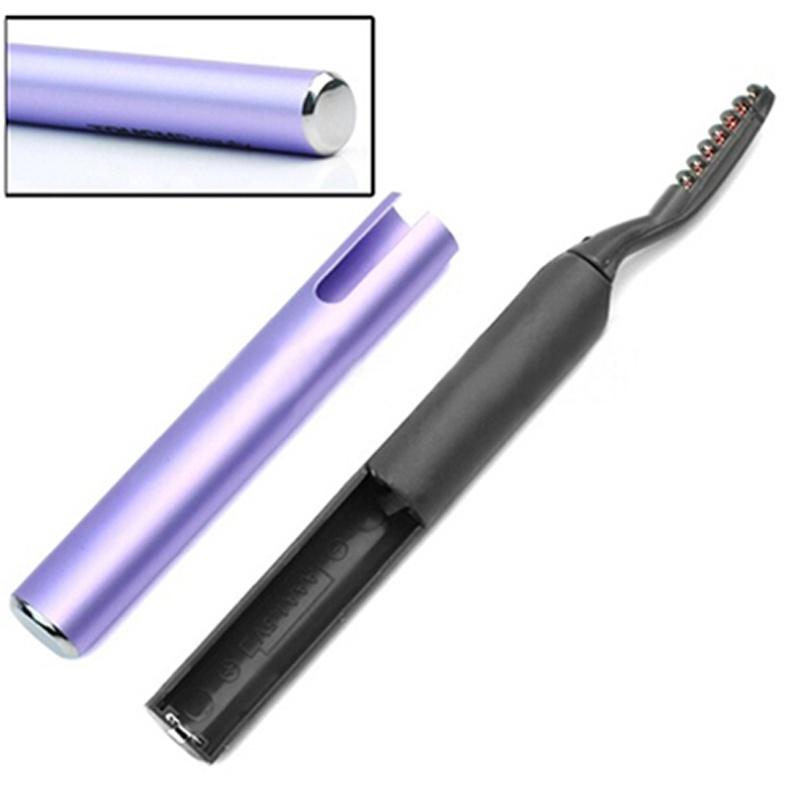 Portable Pen Style Electric Heated Tattooed Eye Lashes Long Lasting Lash Needle Lash Purple