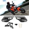 Motorcycle Hand Guards Handlebar Protector Protective Hand Shell Protection (Black)