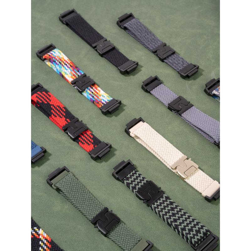 For Casio G-SHOCK GA100 110 120 GA2100 DW5600 GM110 GW5600 watchband 16mm nyoln woven watch strap magnetic buckle wristband
