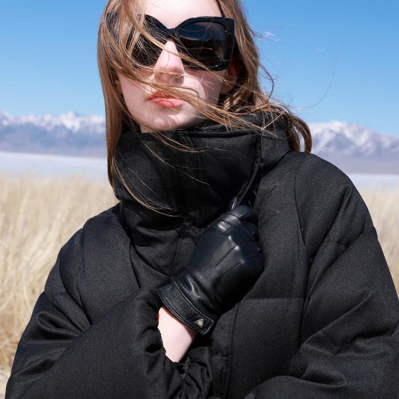 

Женский короткий пуховик Sancai с воротником-стойкой, 90% пух белой утки S