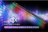 24x12W RGBW 4-in-1 LED Wall Washer Light, DMX512 Control Professional DJ Disco Stage Bar Light Indoor Color Wash Light