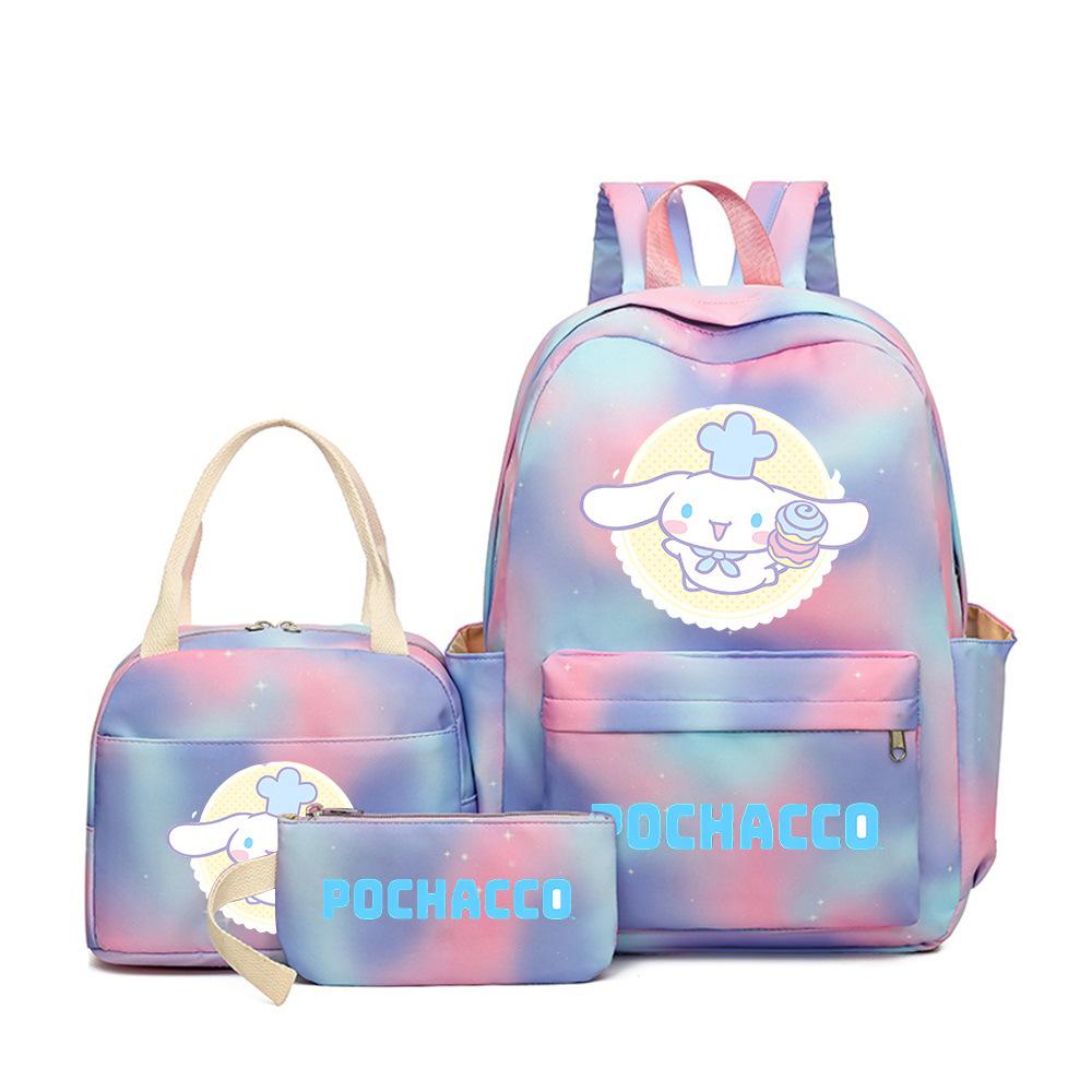 Student Schoolbag Large-Capacity Printing Junior High School College Student Casual Simple Backpack