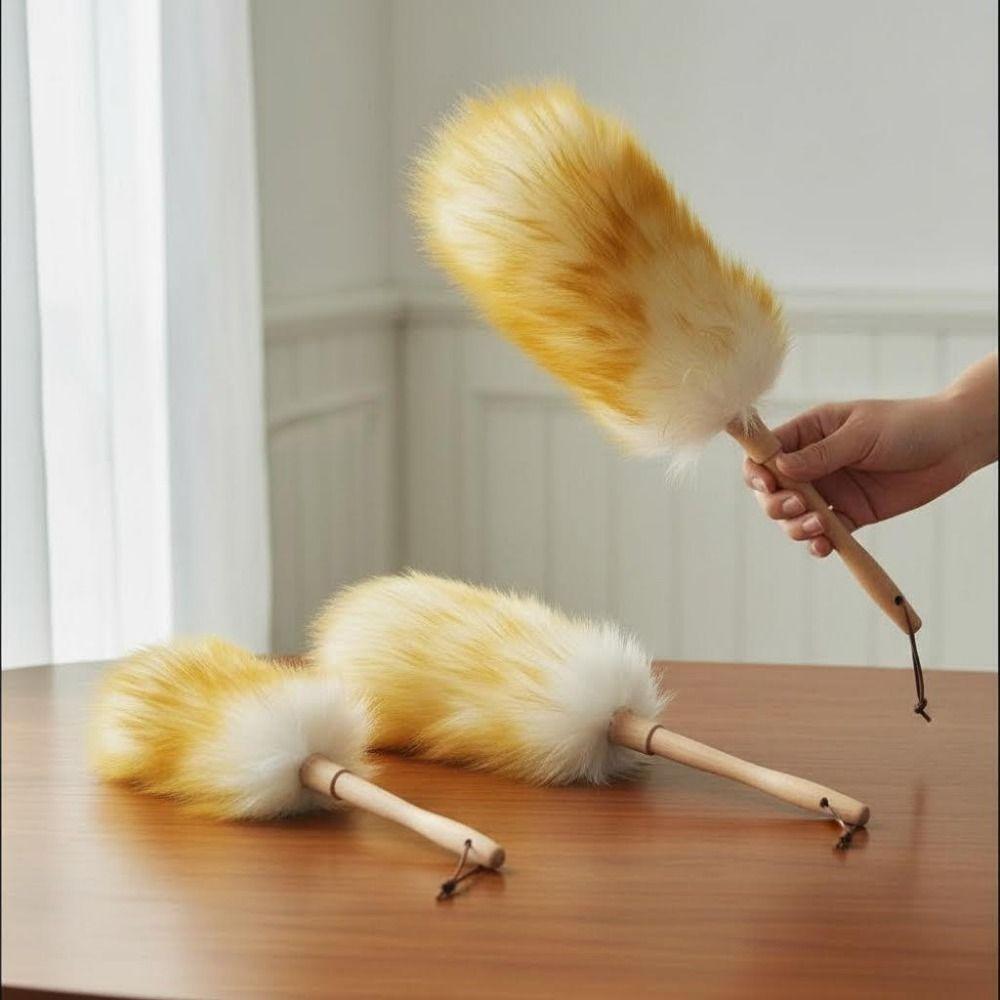Washable Dust Duster Soft Brush Wool Dust Collector Household Cleaning Wool Duster  Car Cleaning