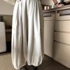 Women's High-Waisted Pleated Wide-Leg Lantern Pants - Spring 2026 Casual Balloon Design