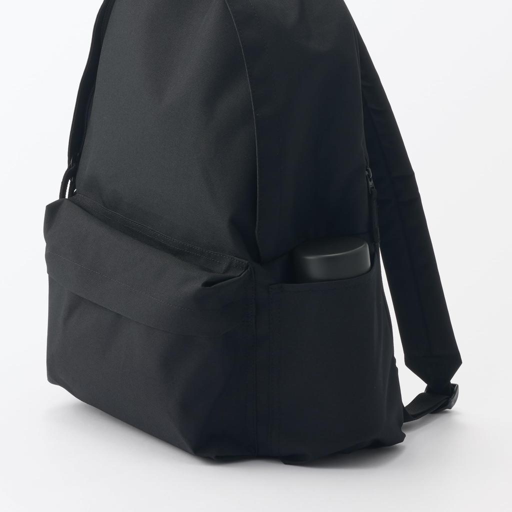 MUJI Vacuum Insulated Insulated Flat 76049197 Bottle, Type, 350mL, Black,