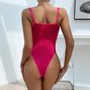 2023 Summer Sexy See-through Backless Lace Mesh Bodysuit