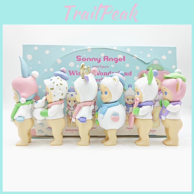 Charming Pvc Winter Angel Figure Blind Box With Six Unique Snowman Designs