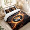 Bedding Set 1 Duvet Cover 2 Pillowcases Hull City Football Print Bedroom Home Decoration