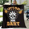 Sports dart target printing blanket warming Warm Pretty Flannel Soft Comfortable Home Travel Blanket