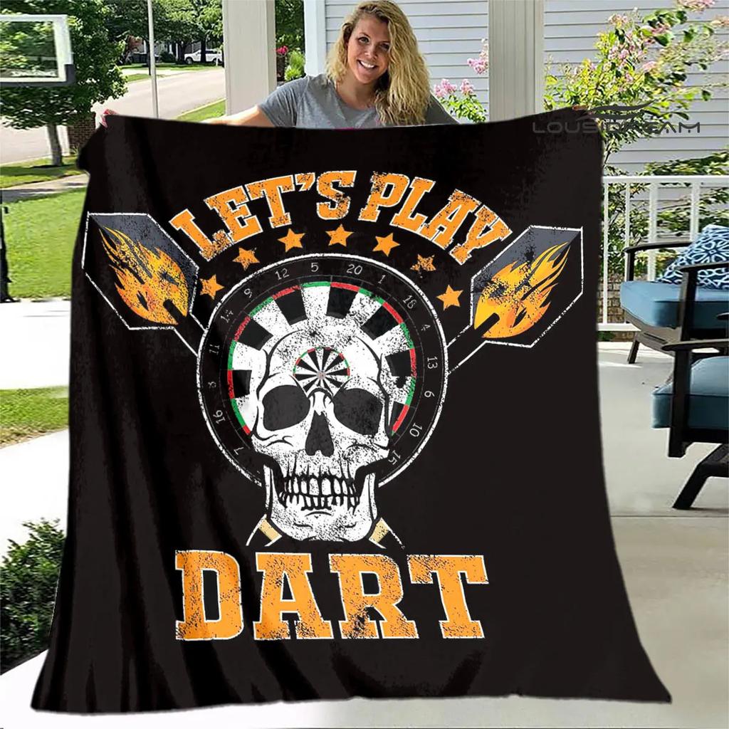 Sports dart target printing blanket warming Warm Pretty Flannel Soft Comfortable Home Travel Blanket