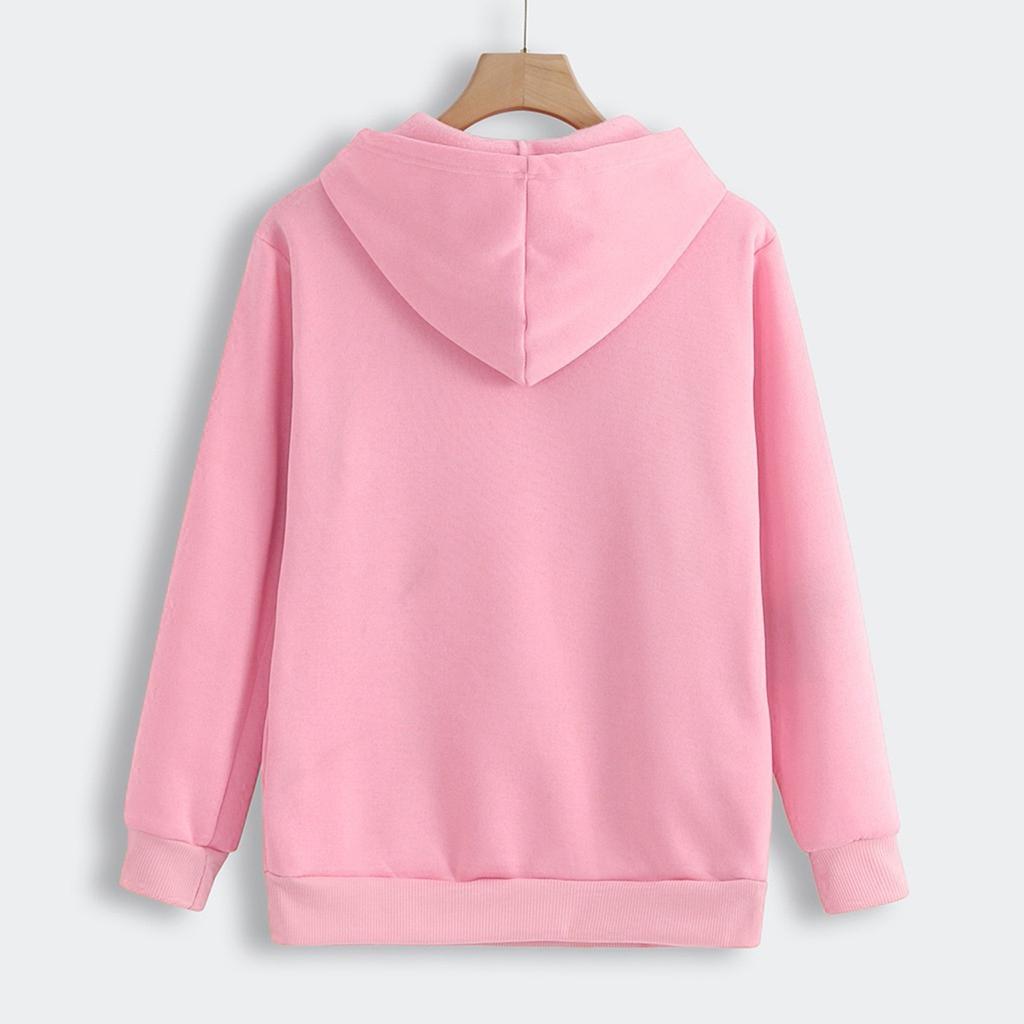 Women’s Sweatshirt  Pouch Hood Tops Carry Cat Breathable Pullover Blouse
