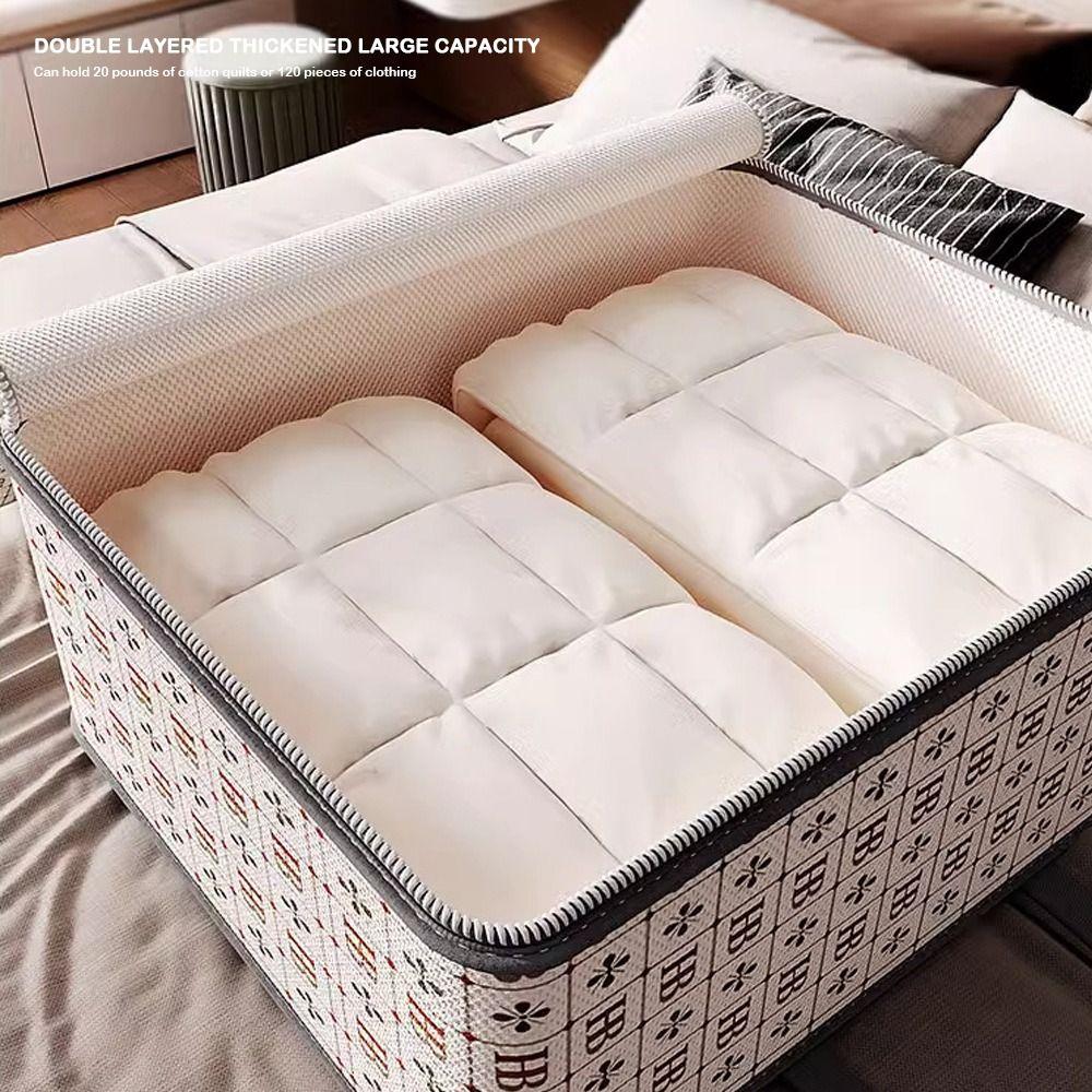 Dust Prevention Quilt Storage Bag Zippered Moving Bag  for Clothing Blanket Comforters