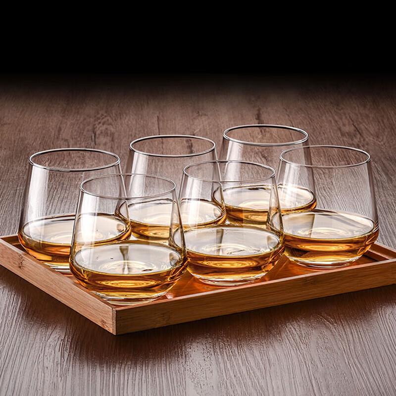 CLITON Crystal Whiskey and Brandy Glass Set