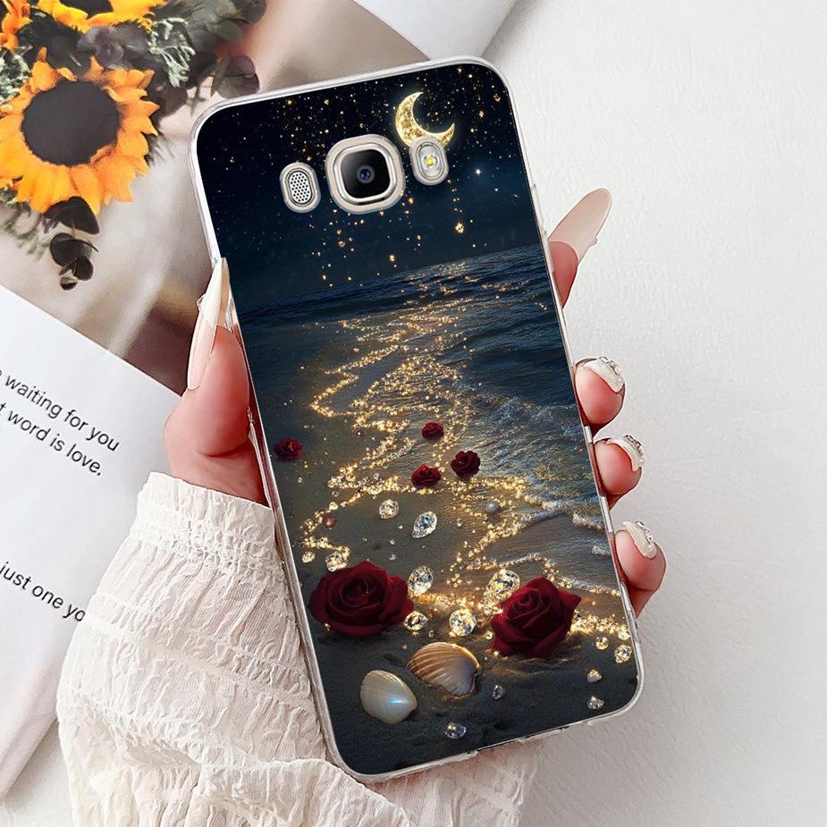 For Samsung Galaxy J5 2016 Case SM-J510F Luxury Fashion Painted Cover Soft Slim Phone Case For Samsung J3 J5 J7 2016 Fundas Bags