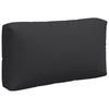 Pallet Cushion Set 3 Piece Black Fabric