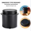 QI 10W ABS Black Convenient Practical Desktop Embedded 3 In 1 Double USB Rise Fall Wireless Charger