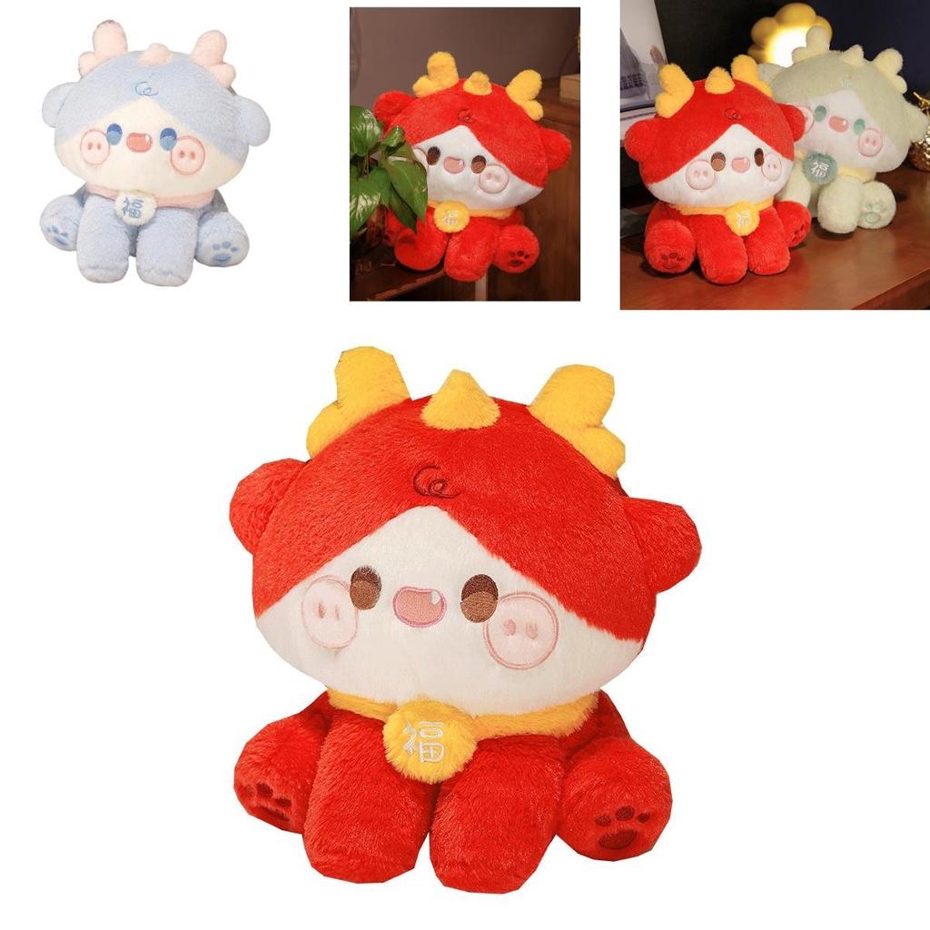 Cute Cartoon Plush Toy Wholesale Soft And Fluffy Dragon Cushion For Birthday Gift