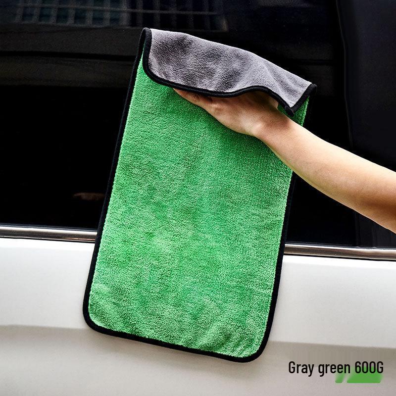 Quick-Dry Thickened Coral Fleece Car Wash Towel - Highly Absorbent for Efficient Cleaning
