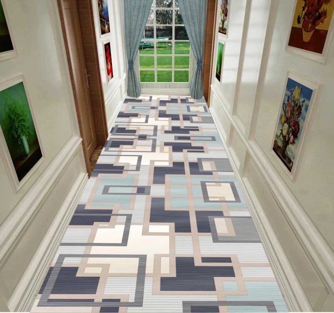 

VIKAMA Can Be Cut Into Foyer, Entrance Hall, Corridor, Staircase, Fully Covered With Hotel Corridor Carpet And Home Decoration 50X120CM(1.6X3.9FT