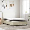 VidaXL Medium Bonnell Spring Mattress, Hybrid Foam Mattress with Zipper, Double Bedroom Mattress 3206395