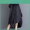 Vintage Sleeve Long Size Plus Black New In Dresses For Women Casual Loose Midi Spring Autumn Shirt Dress