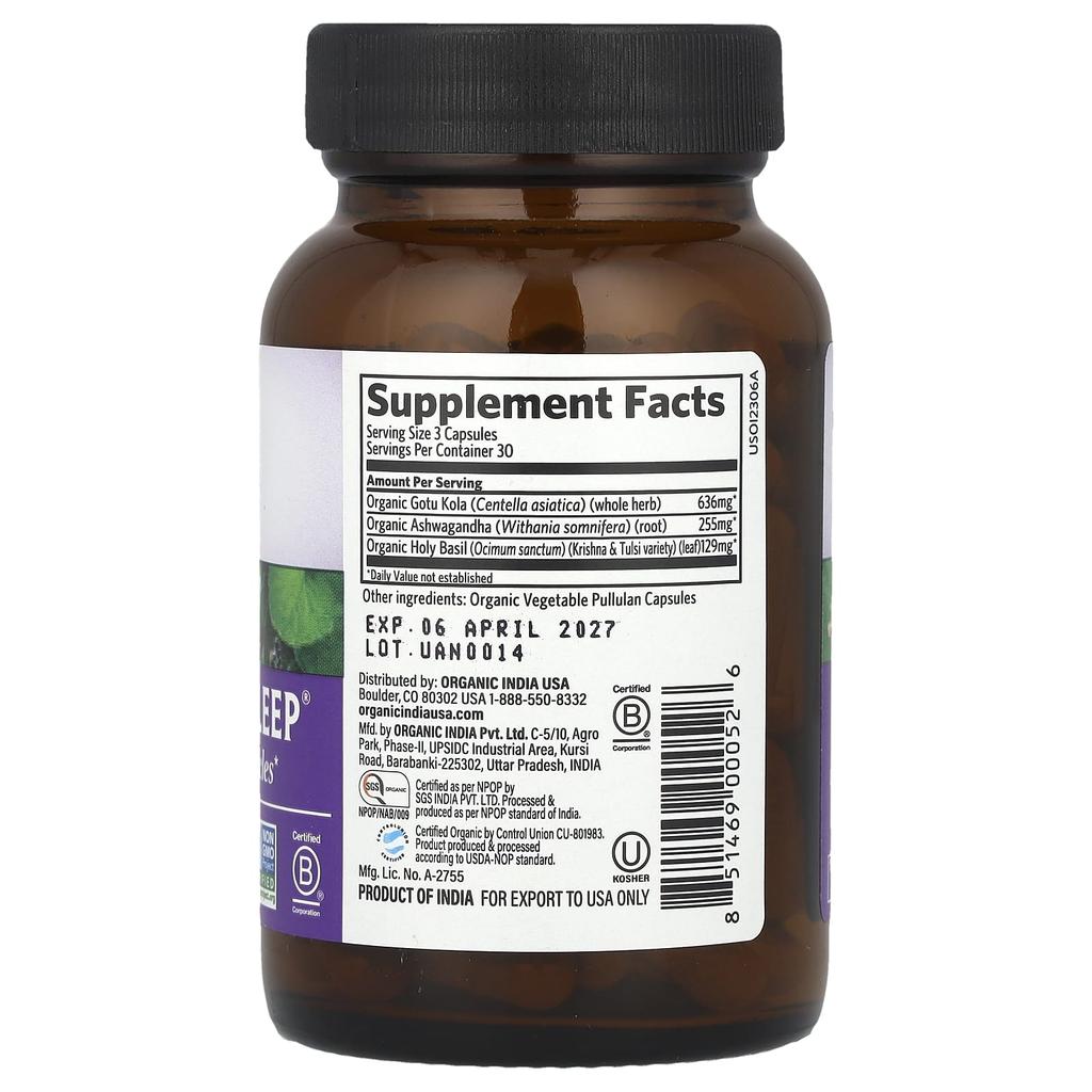 Peaceful Sleep®, 90 Veggie Capsules