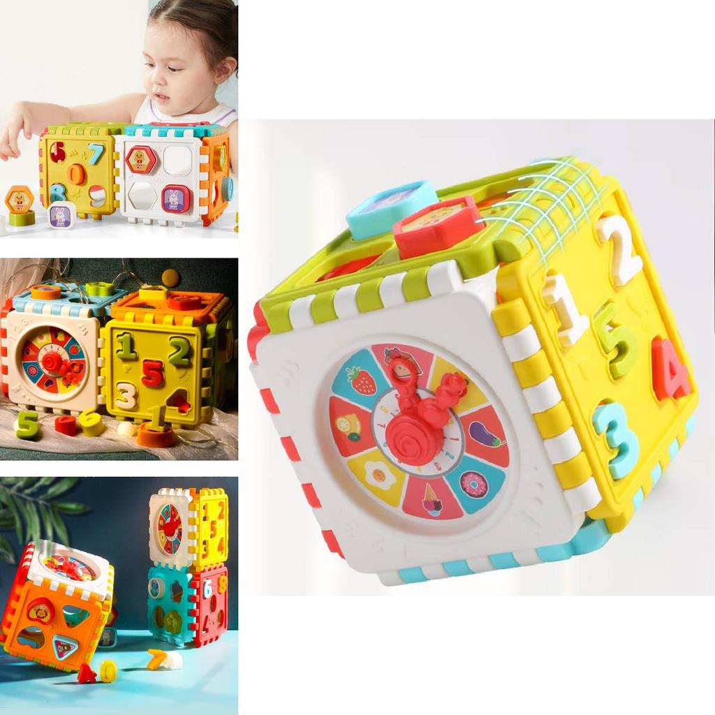 Colorful Baby Early Learning Magic Cube Educational Toy For 0-3 Year Olds