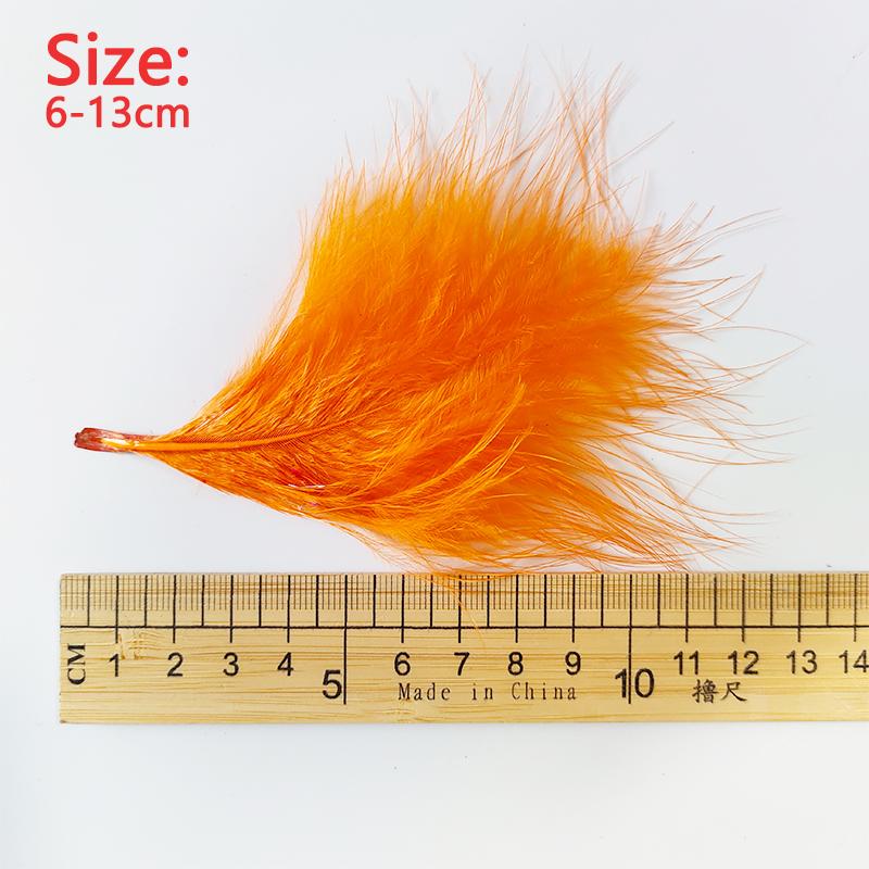 6-13cm Turkey Feathers 50pcs Decoration Small Big Long For Crafts Clothing Dreamcatcher Making Carnival Pluma Chicken Mix Colors