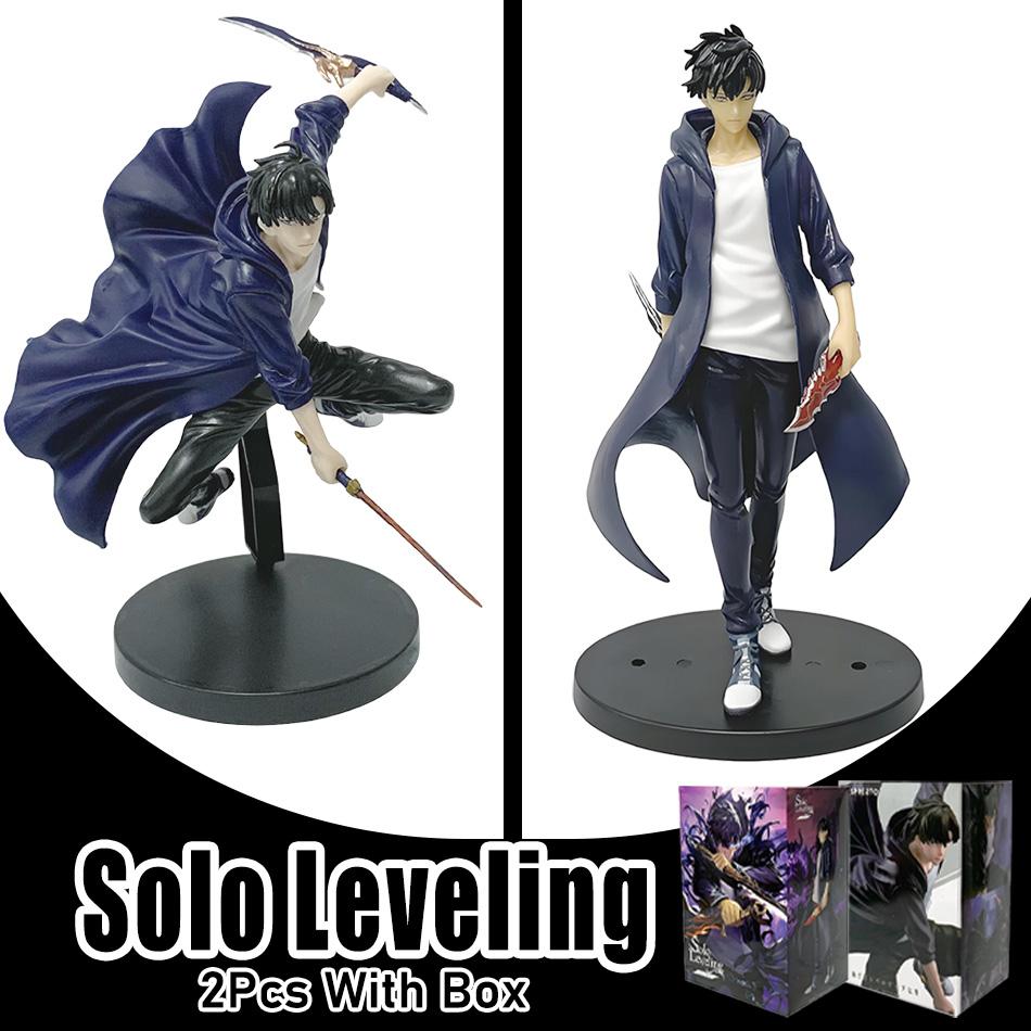 In Stock Solo Leveling (Anime Version) Figure -Sung Jinwoo Action Figure 21cm PVC Collect Model Figure Display Anime Merchandis