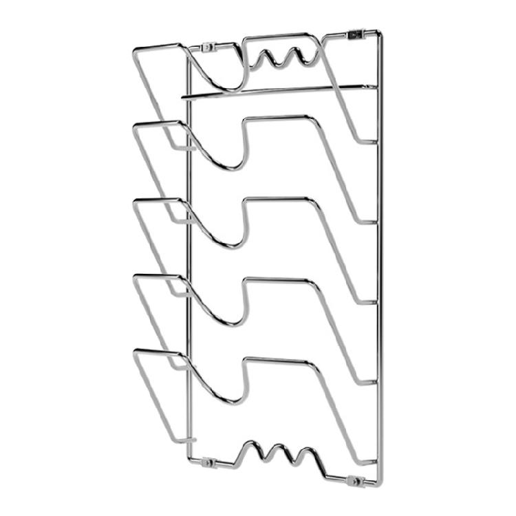 Компактные горшки Настенный держатель для крышек Органайзер для разделочных досок для кухни Практичный кухонный подвесной органайзер 1