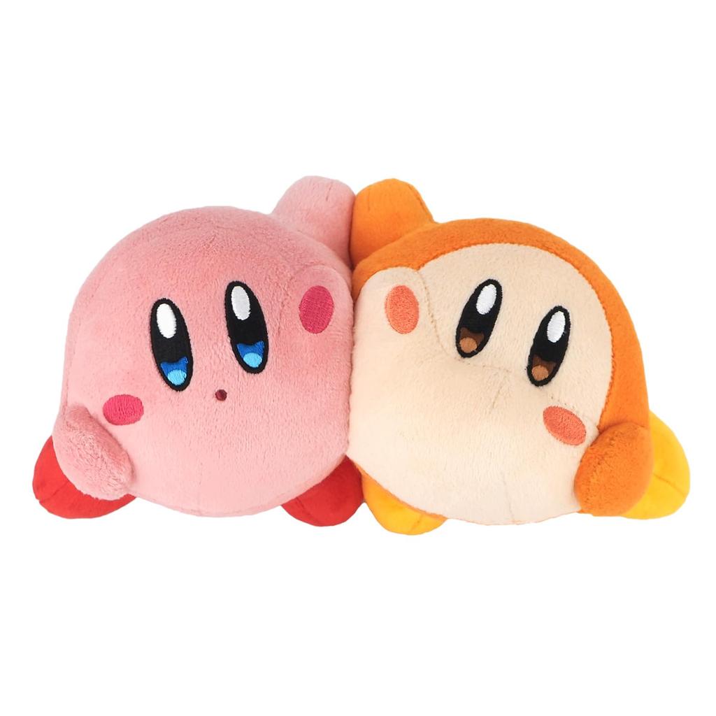 Sanei Boeki Kirby Play with Waddle Dee Plush Toy, Friendship, W24 x D10 x H11.5cm, KPWW01
