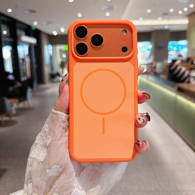 For Apple 17 Pro Max Magnetic Charging Anti-drop Protective Case Frosted Anti-Fingerprint Full Coverage