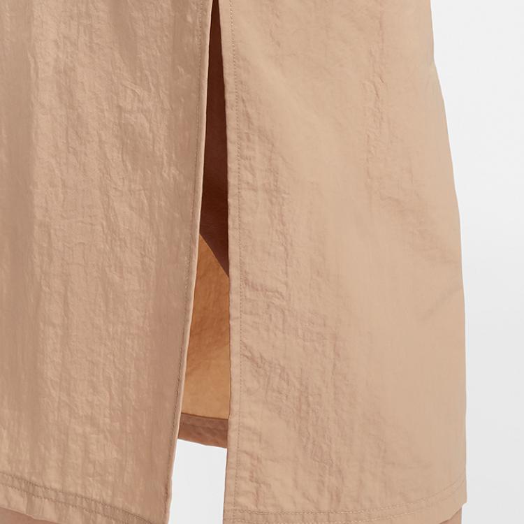 Nike Sportswear Essential Woven Midi Skirt Light Orewood Brown Women DM6250-200