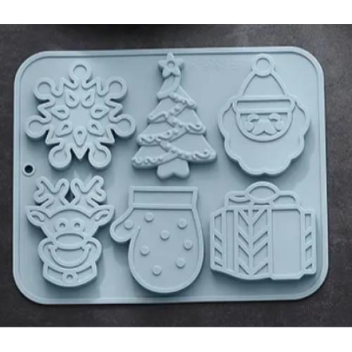 Silicone Chocolate Mold for Homemade Candy, Gummies or Ice Cubes, Blue, 22 x 18 x 1 cm, TopBazar