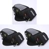 Stylish Waterproof Black Motor Tank Bag Magnetic Motorcycle Bag For Oil Fuel Tank