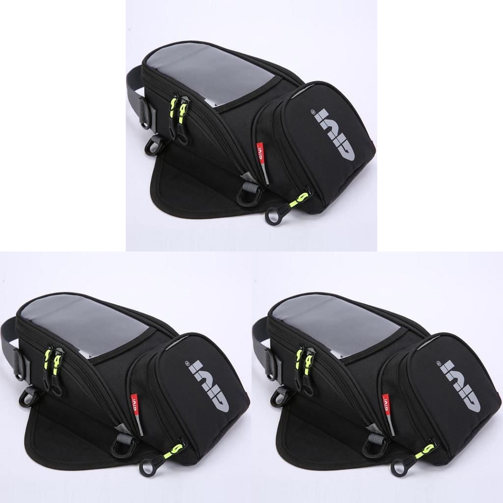 Stylish Waterproof Black Motor Tank Bag Magnetic Motorcycle Bag For Oil Fuel Tank