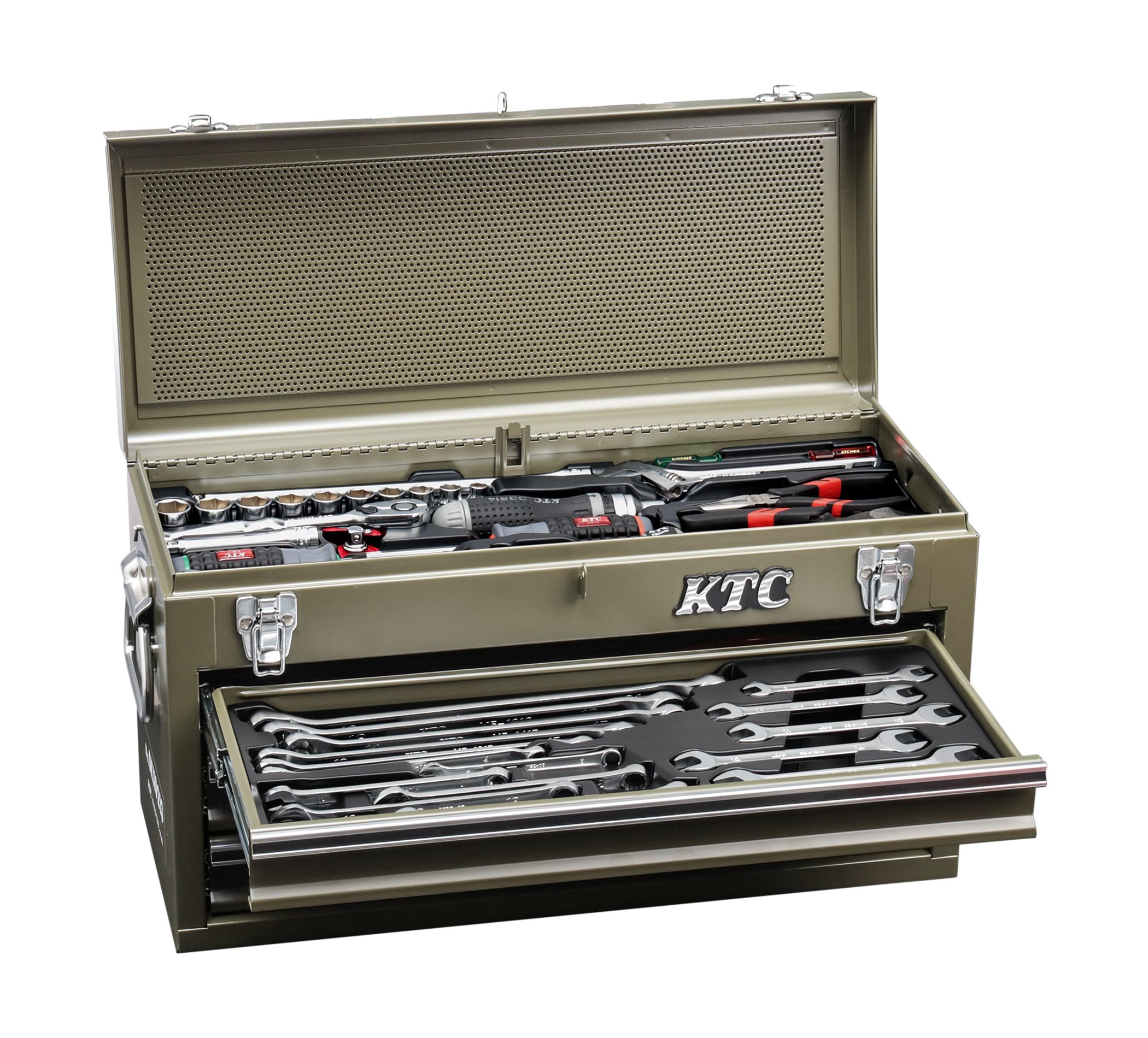 

KTC tool set Tool set Olive Drab Limited color SK37220XODEM 9.5sq. 72-piece оливкова сірим кольором