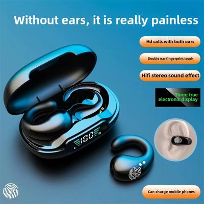 Nowe bezprzewodowe słuchawki sportowe Bluetooth TWS Bone Conduction nie są szkodliwe dla uszu