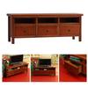 Miniature Wood TV Cabinet With Functional Drawer Doll House Living Room Scene Display Accessory Craft Model Furniture