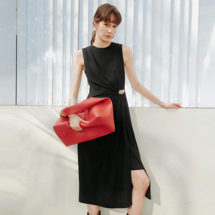 ELLE French Design High-Waisted Versatile Long Dress Sleeveless Dress Women dresses L8SLM330