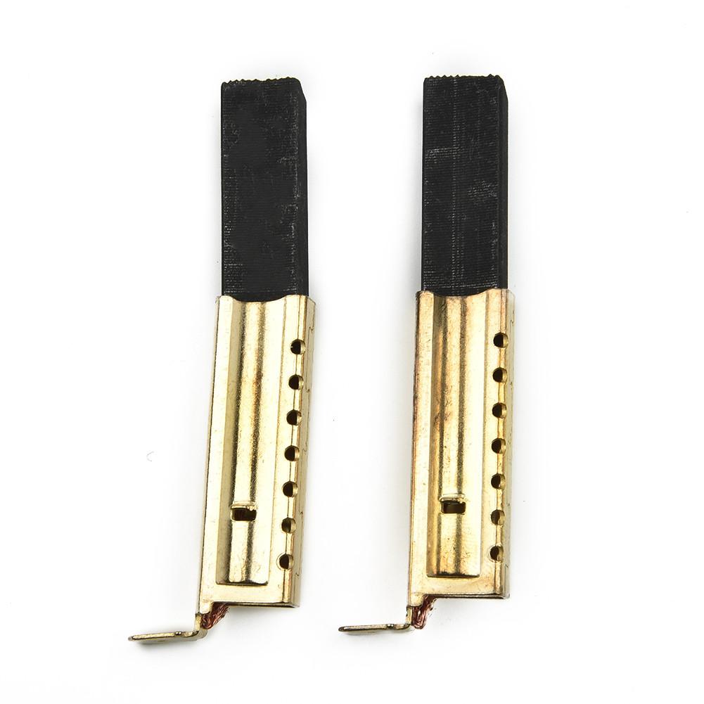 2PCS Carbon Brushes Inserts For Washing Machine Motor WMB61021W WM5100W WKD75125 Washing Machine Motor Carbon Brushes Parts