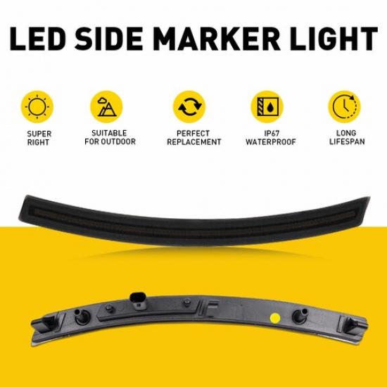 For -2014 Corvette C7 Chevy LED Side  Light Marker Front Rear Replacement 4X